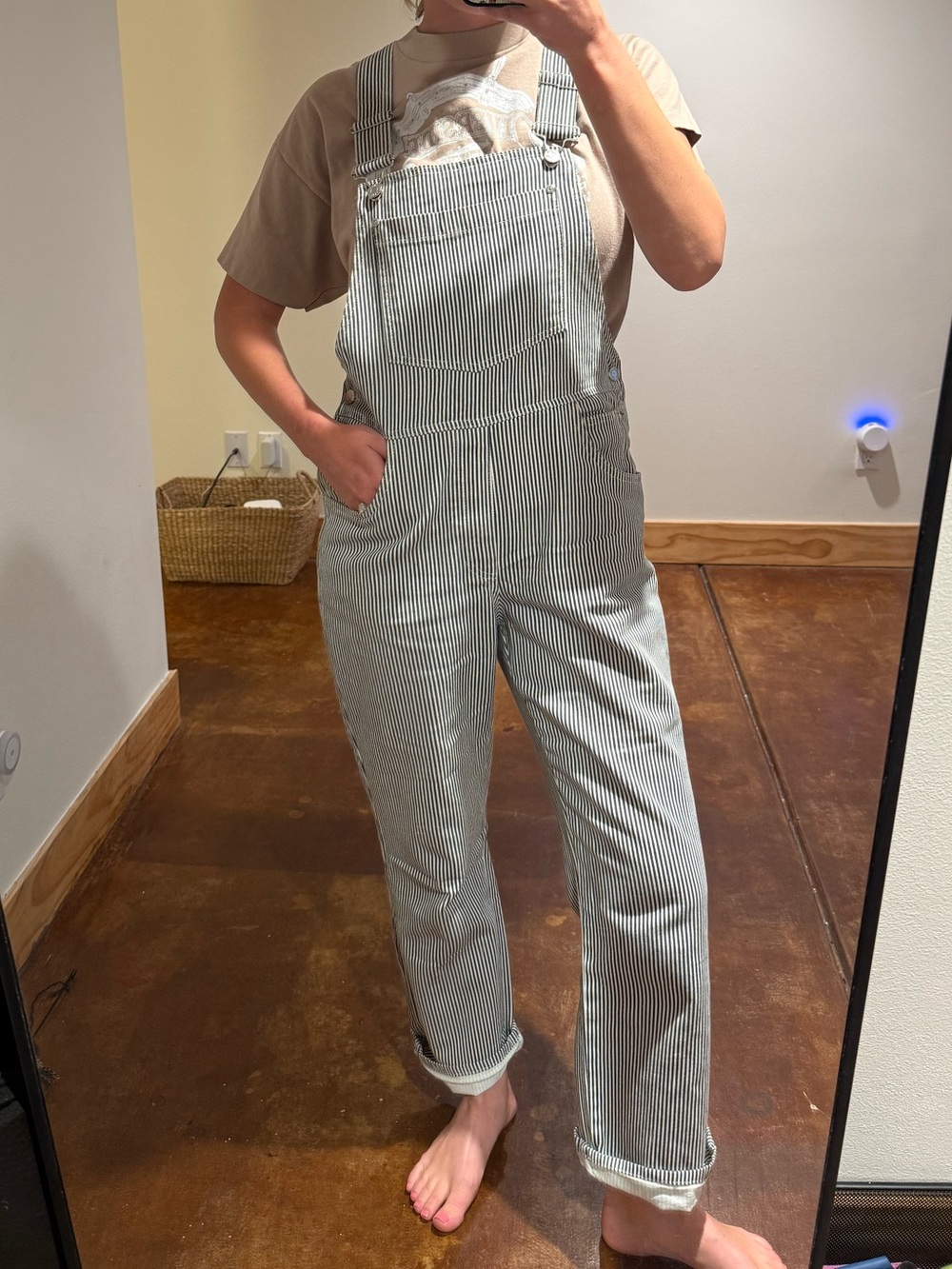 Mango Stripped Overalls